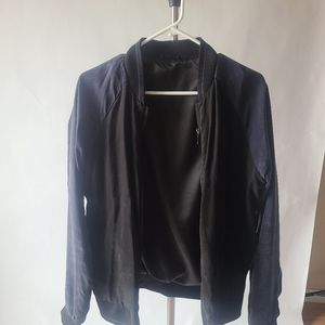 Topman  suede bomber
